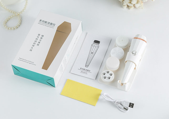 VivWave™ 4-in-1 Facial Cleansing Brush – Deep Skin Care