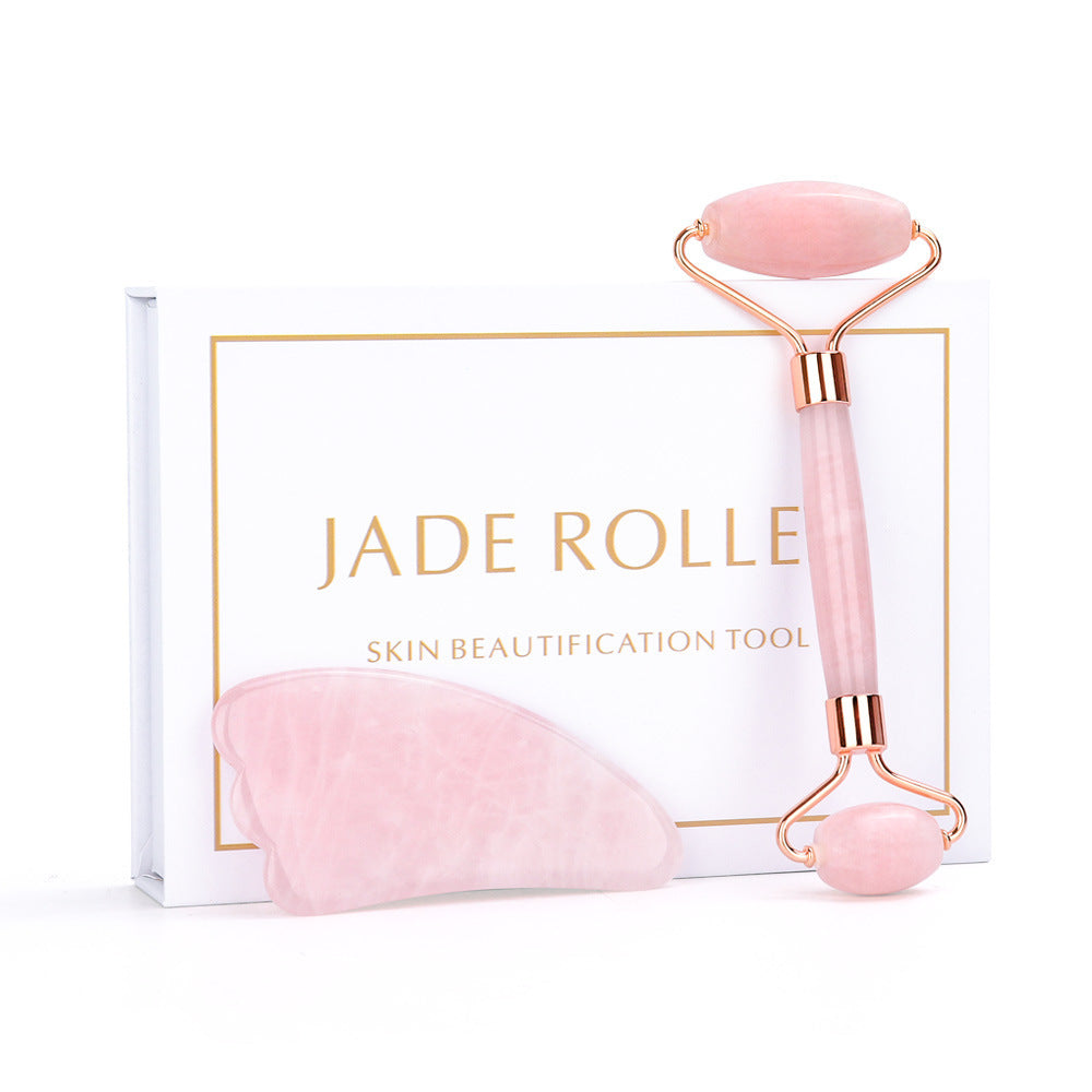 VivWave™ Jade Roller & Gua Sha – Natural Skincare & Anti-Aging Tool